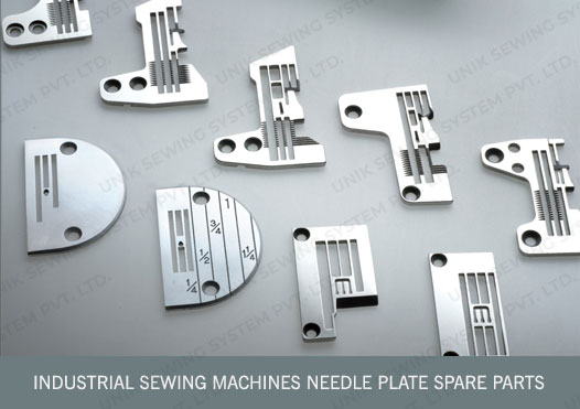 INDUSTRIAL SEWING MACHINE NEEDLE PLATES