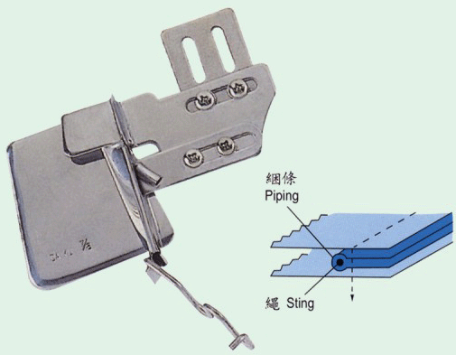 JZ-15535 F521 PIPING FOLDER WITH CORD