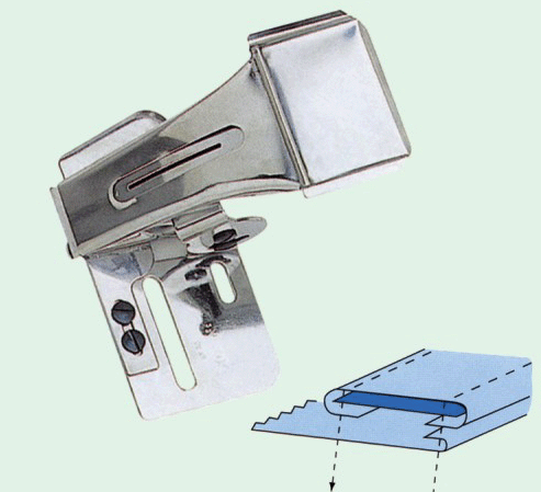 Half Inch Loop Folder Presser Foot F515 for Industrial Machines It