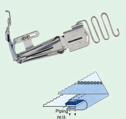 JZ-15527 F403 RIGHT ANGEL BINDER WITH PIPING