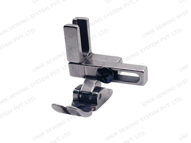 ADJUSTABLE GUIDE PRESSER FEET COMPATIBLE WITH FOLDERS